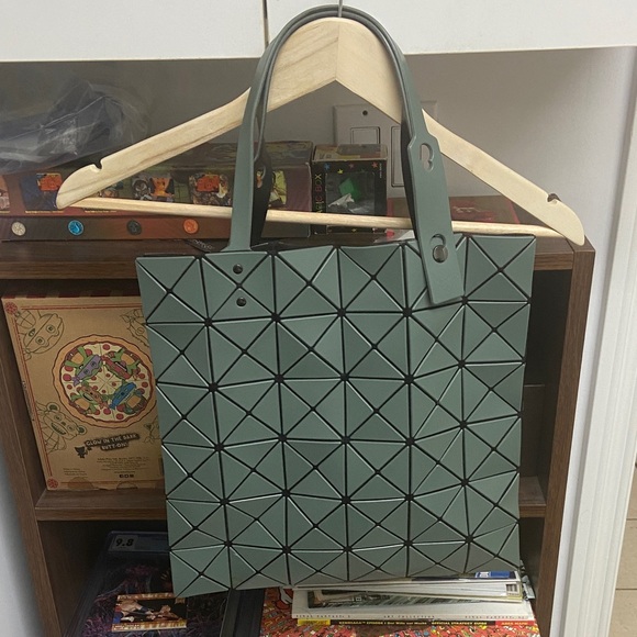 Issey Miyake Handbags - BAO BAO ISSEY MIYAKE Dark Grey Geometric-Panelled Tote Bag